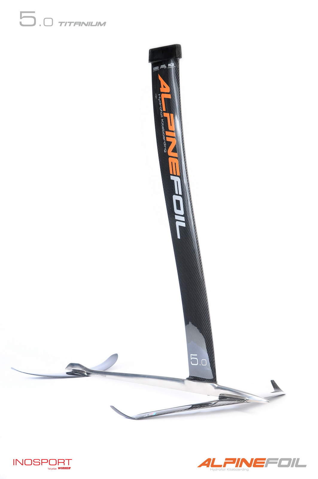 Kitefoil alpinefoil carbon titanium 1 3 logo