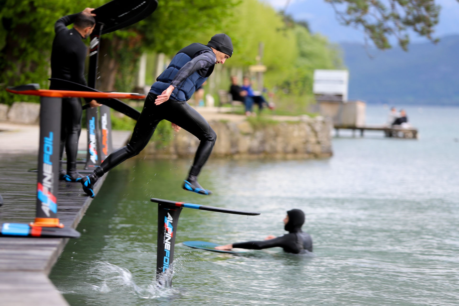 Test pumpfoil alpinefoil annecy avril 2025 11