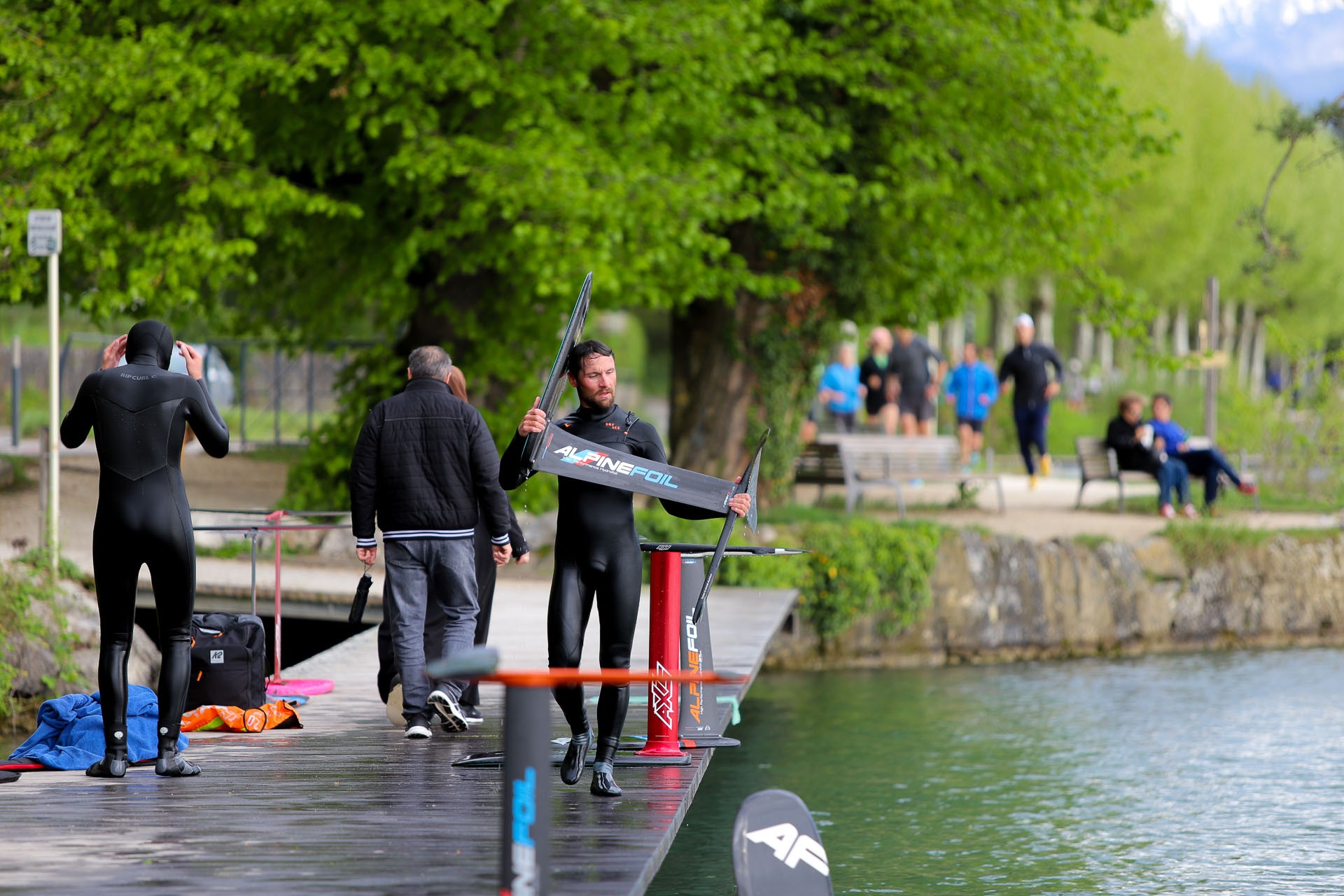 Test pumpfoil alpinefoil annecy avril 2025 15