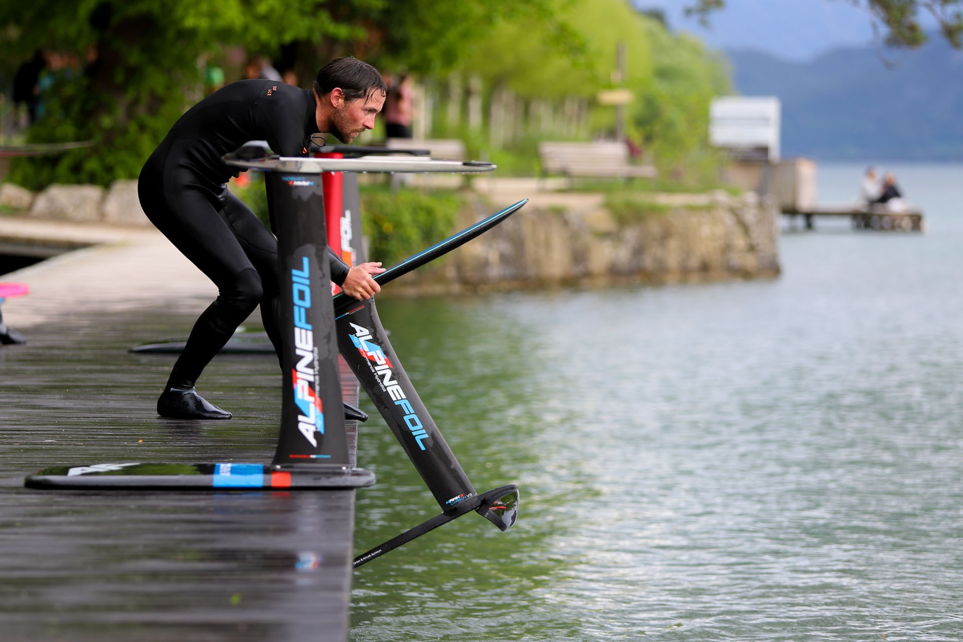 Test pumpfoil alpinefoil annecy avril 2025 16