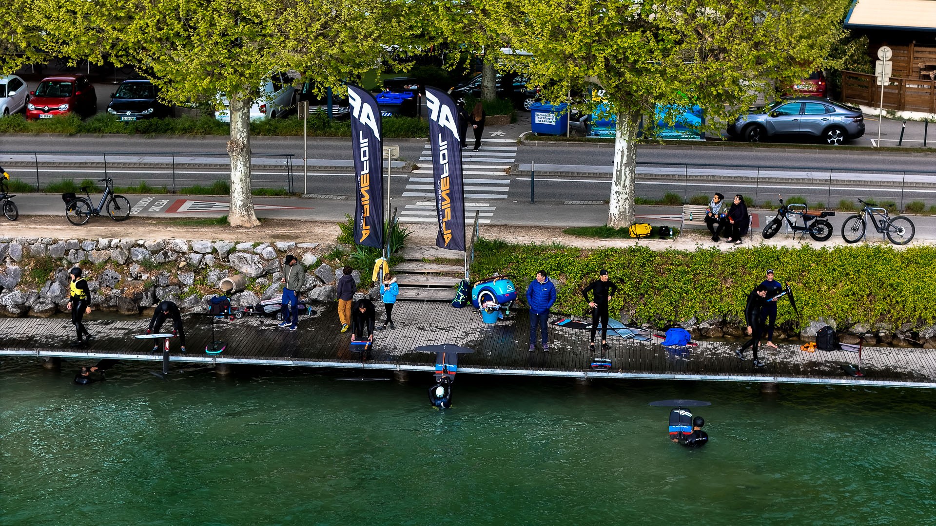 Test pumpfoil alpinefoil annecy avril 2025 71