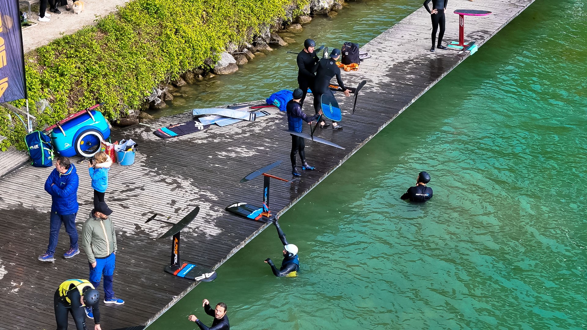 Test pumpfoil alpinefoil annecy avril 2025 72