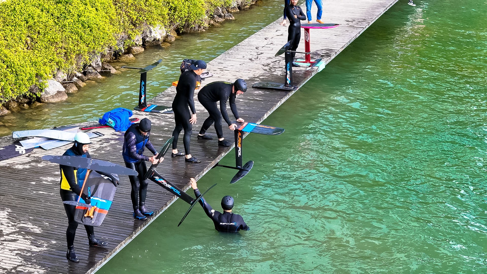 Test pumpfoil alpinefoil annecy avril 2025 74