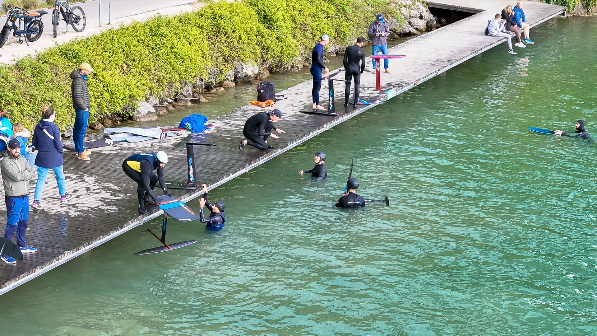 Test pumpfoil alpinefoil annecy avril 2025 76
