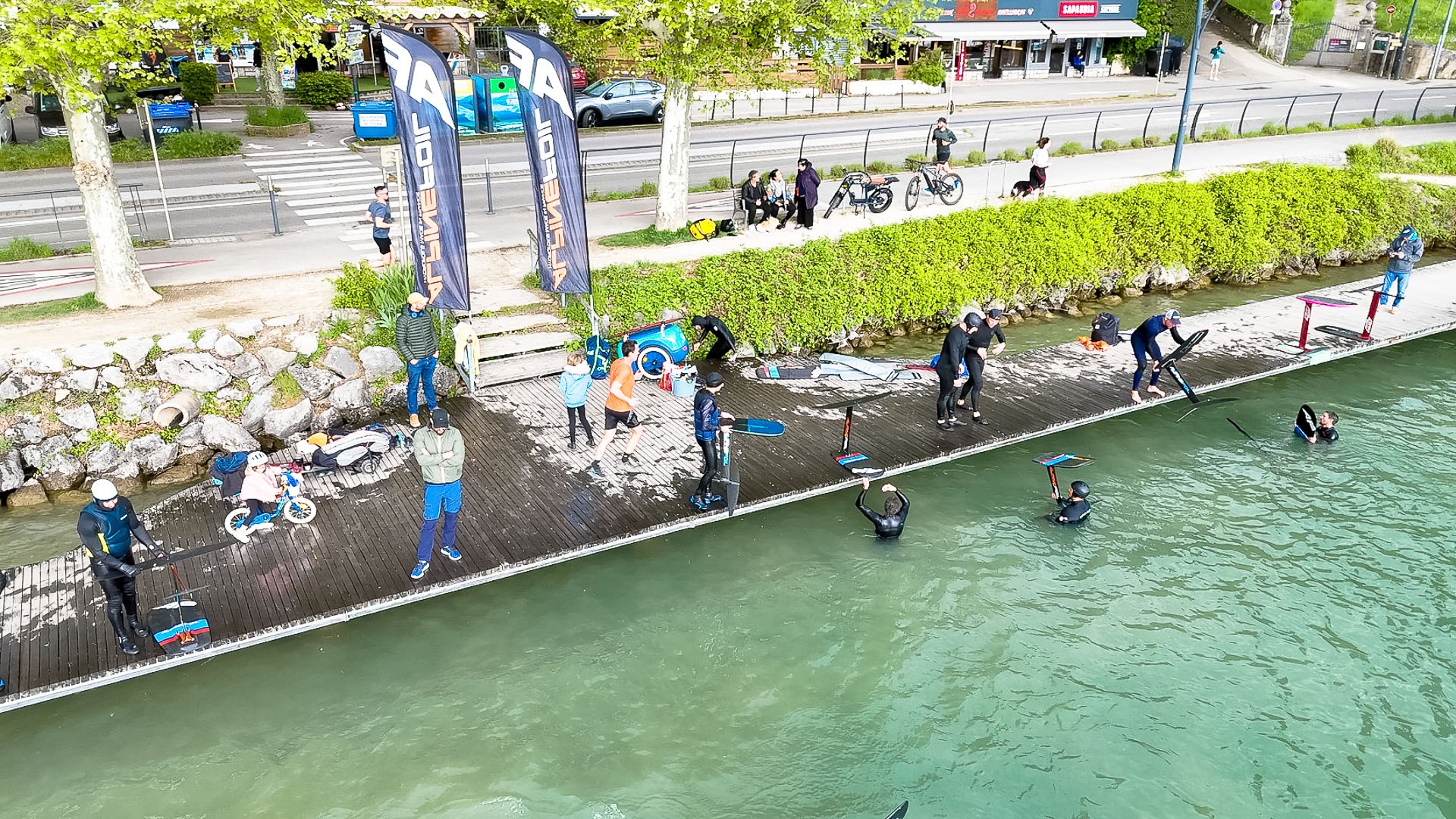 Test pumpfoil alpinefoil annecy avril 2025 77