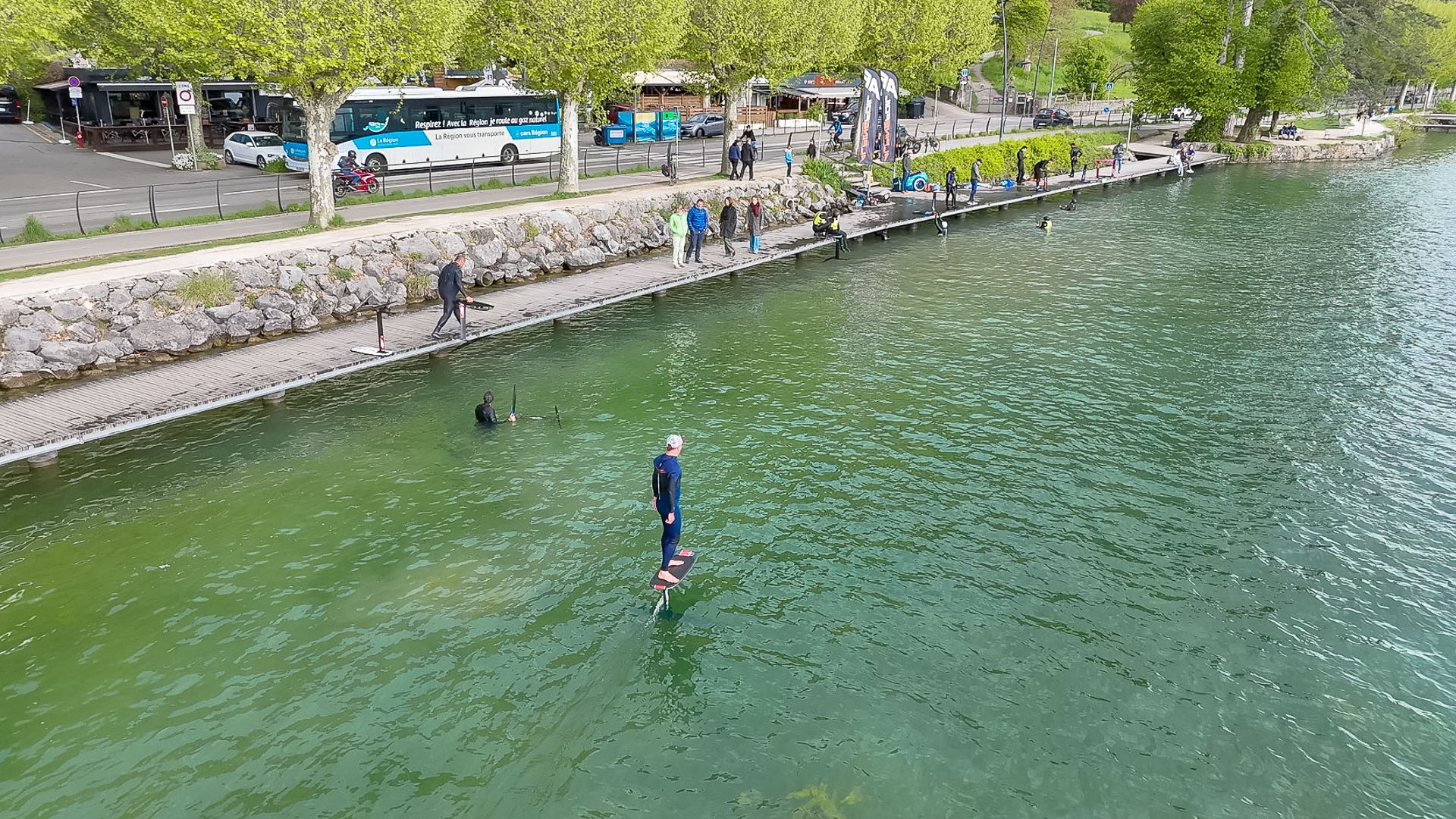 Test pumpfoil alpinefoil annecy avril 2025 82