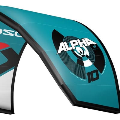Aile de kite ozone alpha v1 10 m emeraude occasion tbe 1