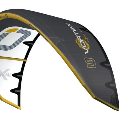 Aile de kite ozone vortex ultra x 8 m gris clair occasion tb 1