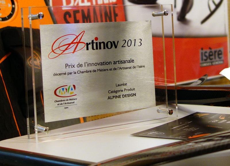 AlpineFoil: 1er Prix inovation, ARTINOV 2013
