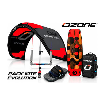 Pack Kitesurf OZONE Evolution - Catalyst V5 + Barre + Element