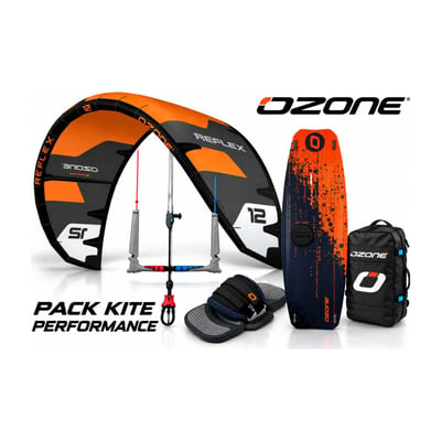 Pack Kitesurf OZONE Performance - Reflex + Barre + Code V5