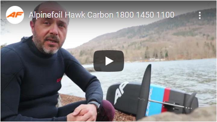 Presentation hawk carbone alpine foil